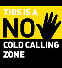 No Cold Calling Zone